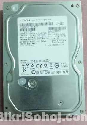 Hitachi 500 gb harddisk new